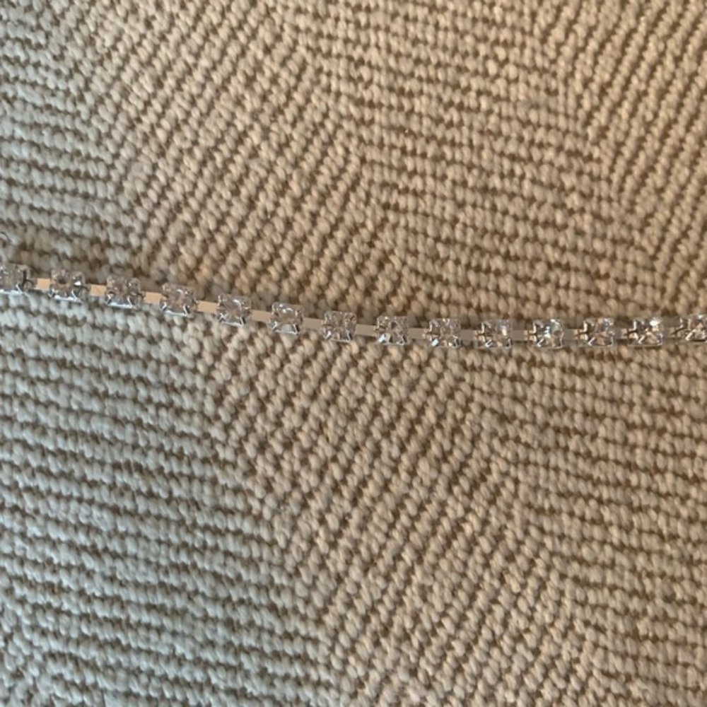 Best seller! Silver Rhinestone Harness Choker - Picture 5 of 5